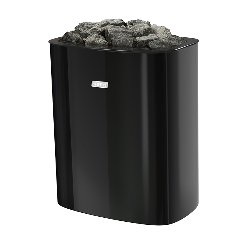 DenForm NC elektrisk 9,0 kW saunaovn, svart