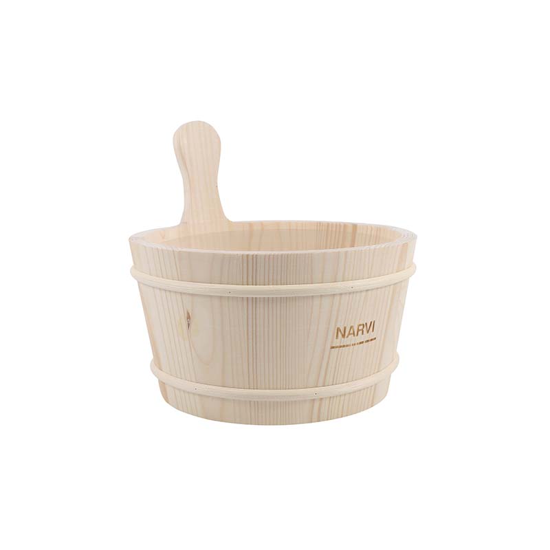 Saunaspann med innsats 4,5l i furu