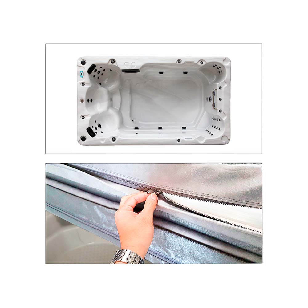 Trekk til swimspa 228 x 390 cm - Grå Trekk til swimspa 228 x 390 cm - Grå