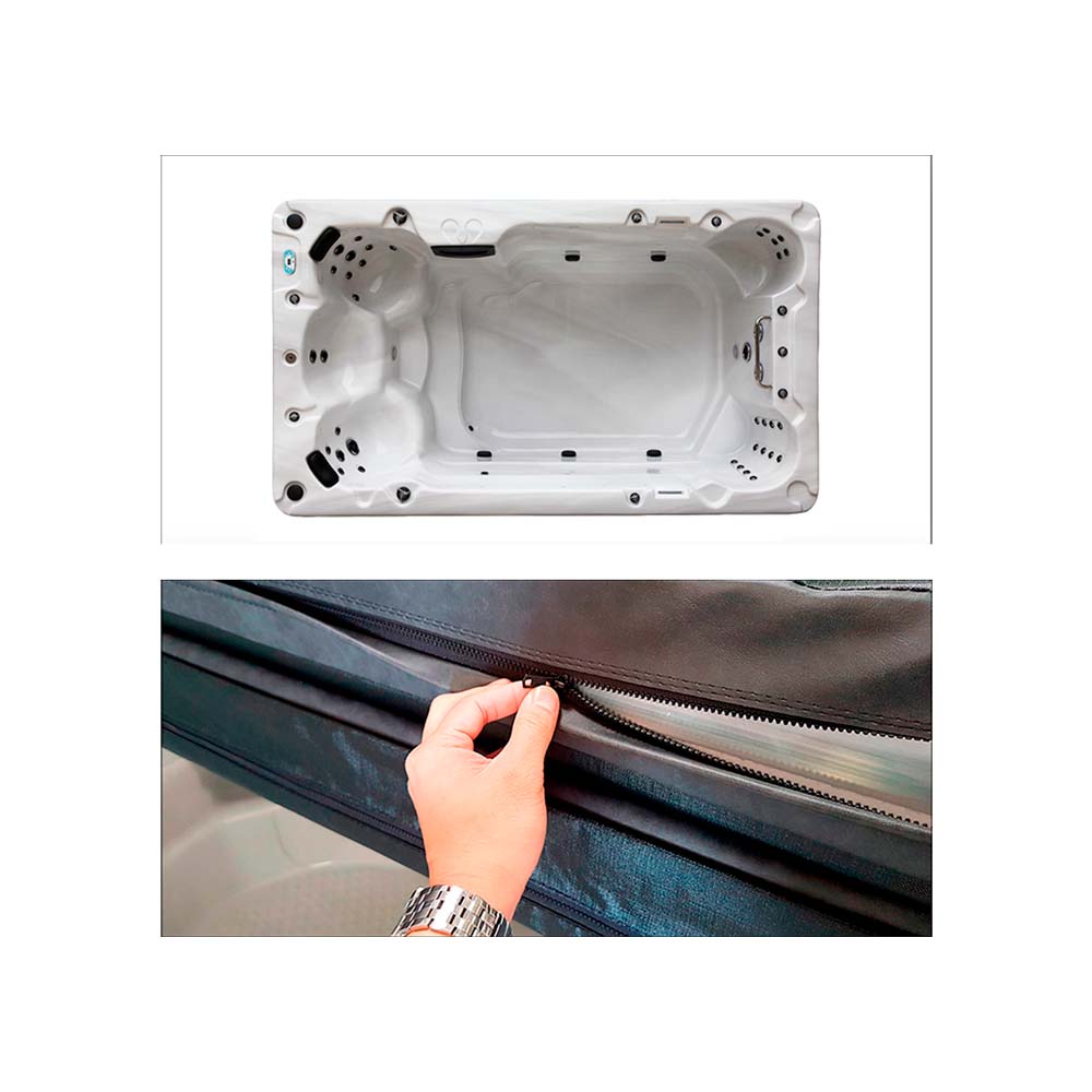 Trekk til swimspa 228 x 390 cm - Mørkegrå Trekk til swimspa 228 x 390 cm - Mørkegrå