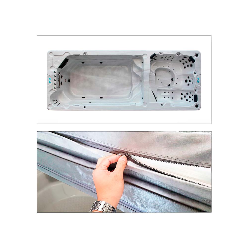 Trekk til swimspa 228 x 594 cm - Grå Trekk til swimspa 228 x 594 cm - Grå