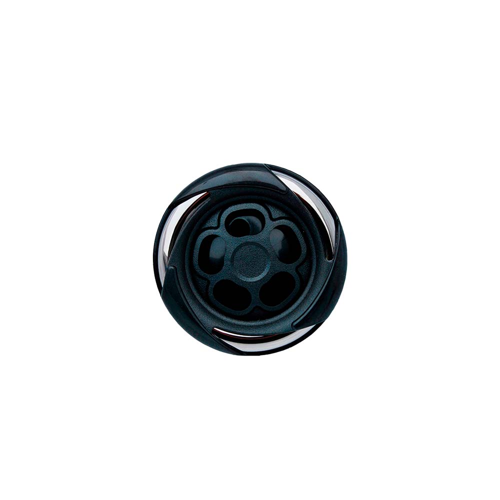 Roterende dyse 90 mm stål-svart